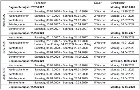 Stundenplan 2026-2029